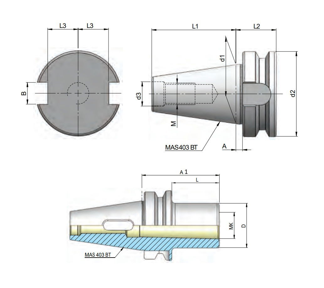 TEMAK 25x50 mm Kamalı Mors Adaptörü